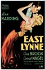 East Lynne, poster, Clive Brook, Ann Harding, 1931 | East lynne, Movie ...
