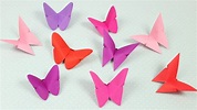 Origami Schmetterlinge falten DIY - KrümelPlanet