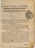 Número 1 da Gazeta do Rio de Janeiro, de 10 de setembro de 1808 Marco ...