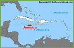Jamaica location on the Caribbean map - Ontheworldmap.com