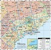 Toronto map - Map of Toronto city (Canada)