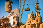 La mudanza de Abu Simbel, el templo egipcio que se mudó piedra a piedra ...