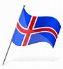 Bandera de ilustración vectorial de Islandia 513685 Vector en Vecteezy
