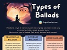 Ballad Characteristics, Types and Examples in Poems - EnglishLeaflet