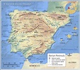 Iberian Peninsula On A Map Of Europe - Gretna Hildegaard