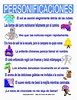 Personificaciones Spanish Classroom Poster | Spanish classroom posters ...