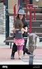 Soleil Moon Frye and her daughter Jagger Joseph Blue Goldberg spend an afternoon at Coldwater ...