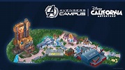 First Look: Guide Map for Avengers Campus at Disney California ...