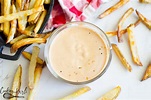 French Fry dipping sauce made from mayo, ketchup, mustard, vinegar and ...