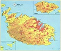 Mapas Detallados de Malta para Descargar Gratis e Imprimir