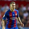 Download Lucas Digne Showcasing His Skills for FC Barcelona Wallpaper ...