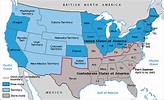 The American Civil War - Map of The Civil War