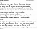 Honky Tonk Song by George Jones - Counrty song lyrics and chords