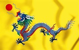 Bandera de Qing Dynasty stock de ilustración. Ilustración de asia ...