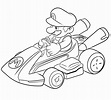 Coloriage 05 de Mario Kart