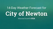 City of Newton, Massachusetts, USA 14 day weather forecast