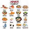 A vector illustration of Japanese Food Cuisine | Japanese food menu ...