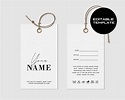 Custom Hang Tags, Custom Labels, Printable Tags, Printables, Clothing ...