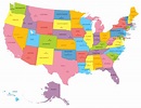 A Map Of The United States With Cities - United States Map