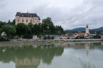 Beautiful Shot of the Greinburg Castle and the Danube River in Grein ...