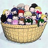 Queen Bee Illustrations on Instagram: “My basket of Anime Babies part 1 ...