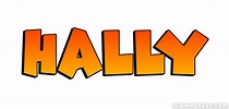 Hally Лого | Бесплатный инструмент для дизайна имени от Flaming Text