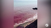 The bloody sea of Hormuz Island - YouTube