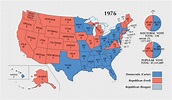 US Election of 1976 Map - GIS Geography