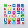 Descargar Iconos De Redes Sociales Png Gratis