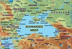 Karte von Schwarzes Meer (Region in mehrere Länder) | Welt-Atlas.de