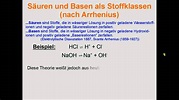06 Säuren und Basen (Definition: nach Arrhenius und Brönsted) - YouTube