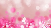 White Pink Bokeh Rounds Pink Background 4K HD Pink Background ...