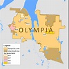 Olympia Wa Zip Code Map | US States Map