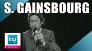 Serge Gainsbourg "La noyée" (live officiel) | Archive INA - YouTube