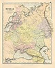 1880 VICTORIAN MAP RUSSIA IN EUROPE FINLAND POLAND | eBay