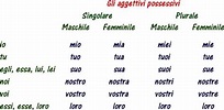 Gli aggettivi possessivi - Grammatica italiana avanzata