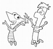 Dibujos de Phineas y Ferb para colorear | Wonder-day.com