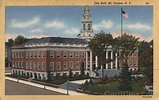 City Hall Mount Vernon, NY Postcard