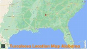 Tuscaloosa Alabama Map