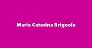 Maria Caterina Brignole - Spouse, Children, Birthday & More