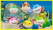 Six Little Sharks | 3D Animation English Nursery Rhymes & Kids Songs ...