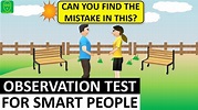 SPOT the MISTAKE | Test your Observation Skills to Find the Mistake in ...