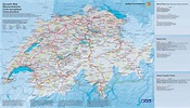Printable Switzerland Travel Map,Swiss Toursits Map,Switzerland Tour ...