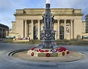 Sheffield War Memorial in South Yorkshire, which is one of the newly ...