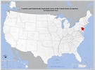 Filadelfia en un mapa - Philadelphia en el mapa (Pennsylvania - estados UNIDOS)