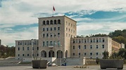 University of Tirana stock image. Image of facade, travel - 128611617