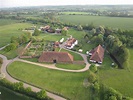 Typical aerial view at Cressing Temple on Essex Balloon Rides