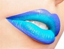 Blue lips #makeup | Blue lips, Lip makeup, Baby blue nails