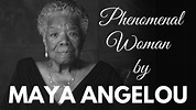 Phenomenal Woman by Maya Angelou- Women's Day 2018 - YouTube