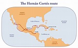 Hernan Cortes Map Of Exploration